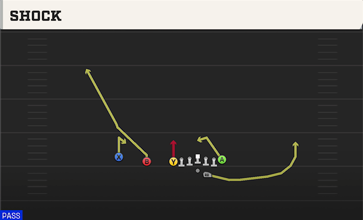 SHOCK play diagram