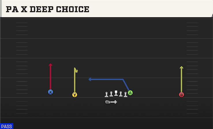 PA X DEEP CHOICE play diagram