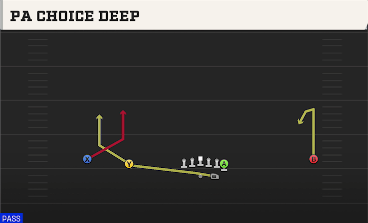 PA CHOICE DEEP play diagram