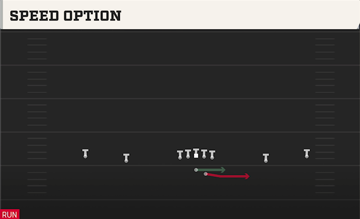 SPEED OPTION play diagram