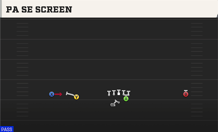 PA SE SCREEN play diagram