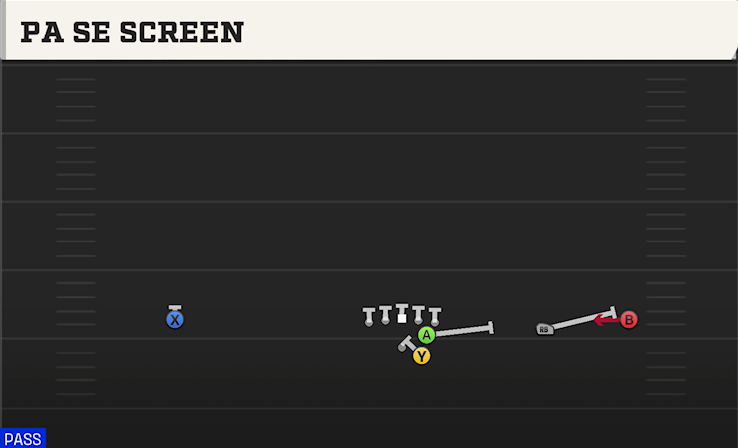 PA SE SCREEN play diagram