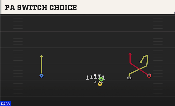 PA SWITCH CHOICE play diagram