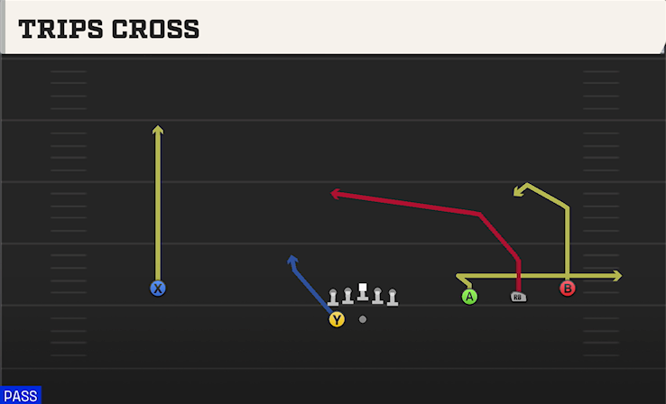 TRIPS CROSS play diagram