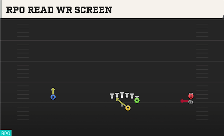 RPO READ WR SCREEN play diagram