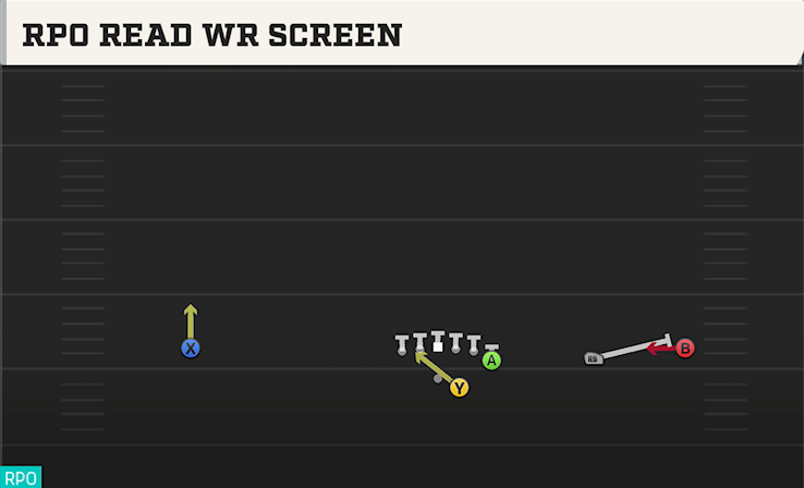 RPO READ WR SCREEN play diagram
