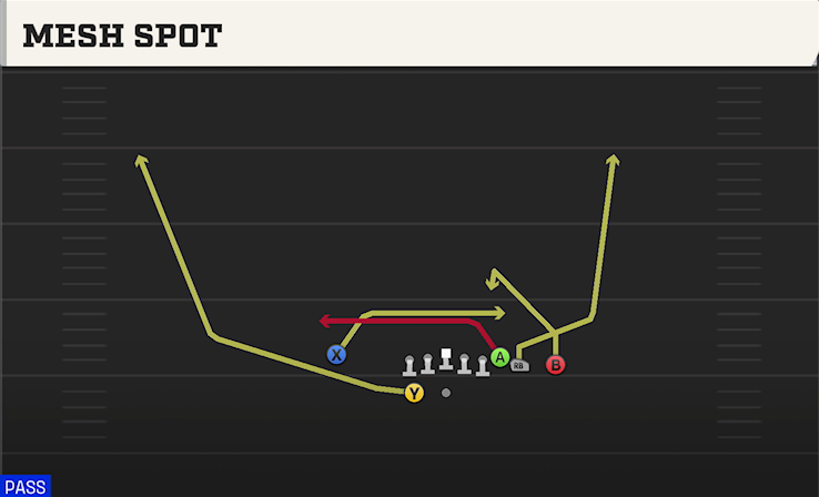 MESH SPOT play diagram