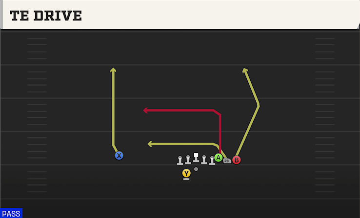 TE DRIVE play diagram