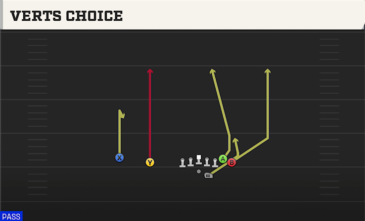VERTS CHOICE play diagram