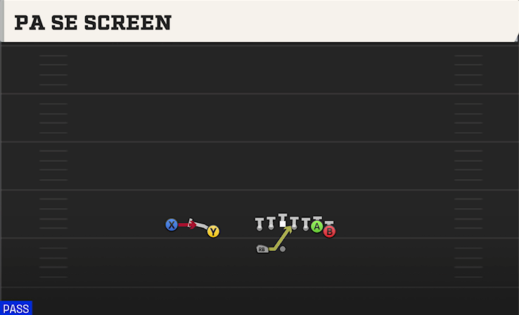 PA SE SCREEN play diagram
