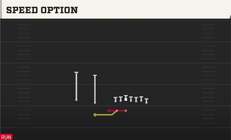 SPEED OPTION play diagram