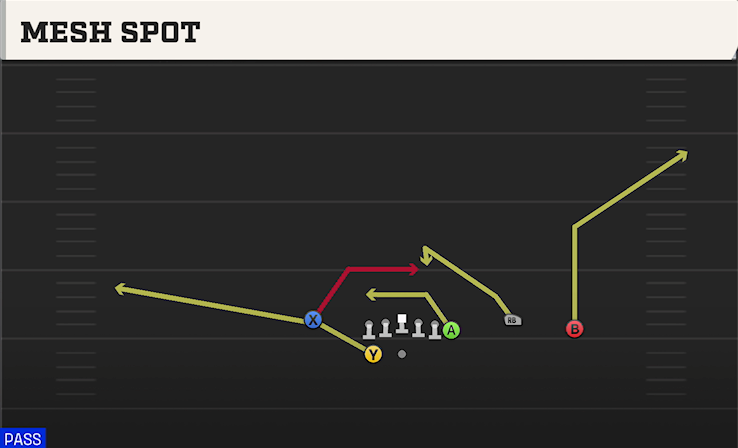 MESH SPOT play diagram