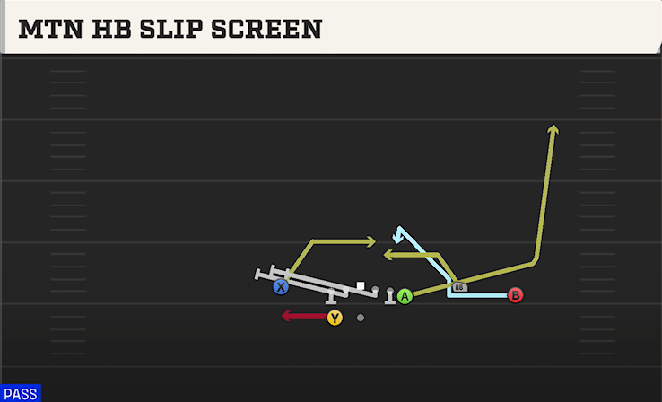 MTN HB SLIP SCREEN play diagram