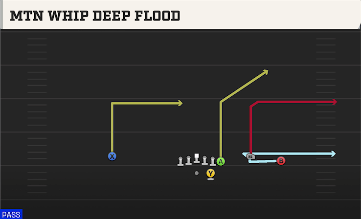 MTN WHIP DEEP FLOOD play diagram