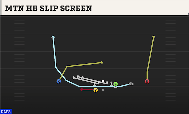 MTN HB SLIP SCREEN play diagram