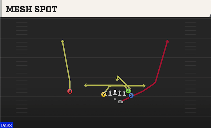 MESH SPOT play diagram