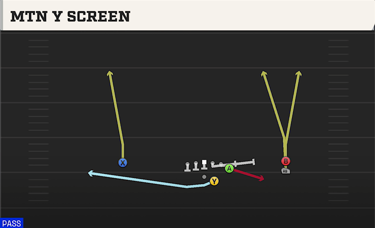 MTN Y SCREEN play diagram