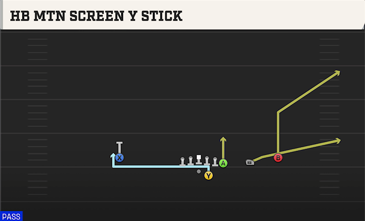 HB MTN SCREEN Y STICK play diagram