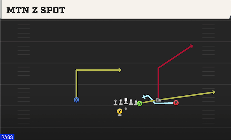 MTN Z SPOT play diagram