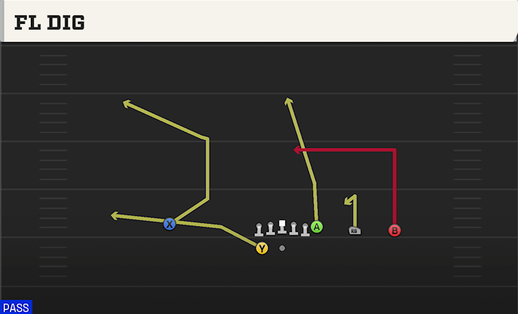FL DIG play diagram