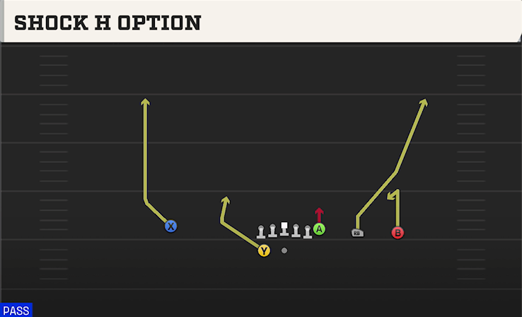 SHOCK H OPTION play diagram