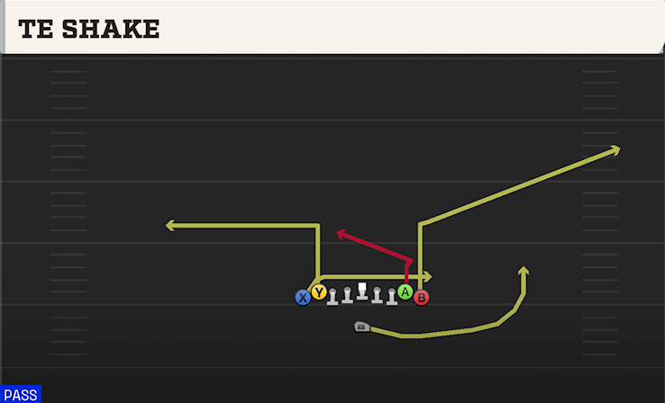 TE SHAKE play diagram