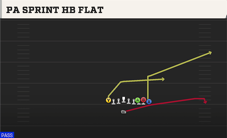 PA SPRINT HB FLAT play diagram