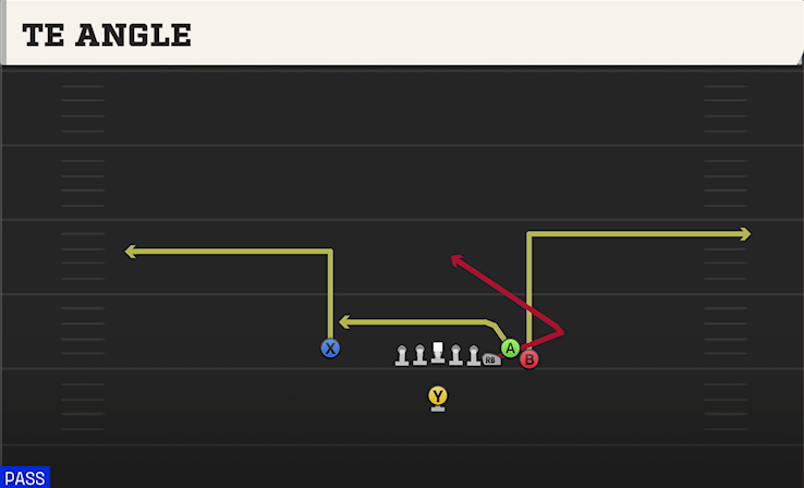 TE ANGLE play diagram