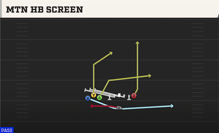 MTN HB SCREEN play diagram