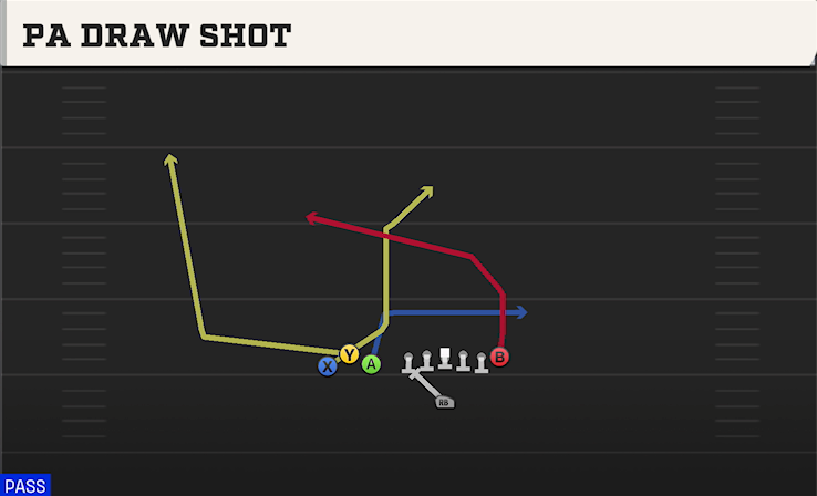 PA DRAW SHOT play diagram