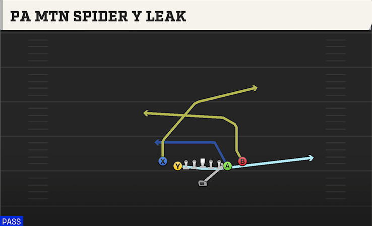 PA MTN SPIDER Y LEAK play diagram