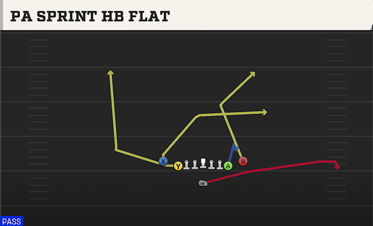 PA SPRINT HB FLAT play diagram