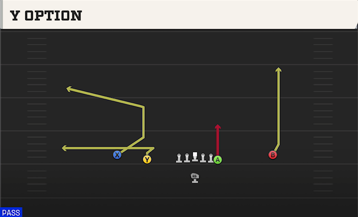 Y OPTION play diagram