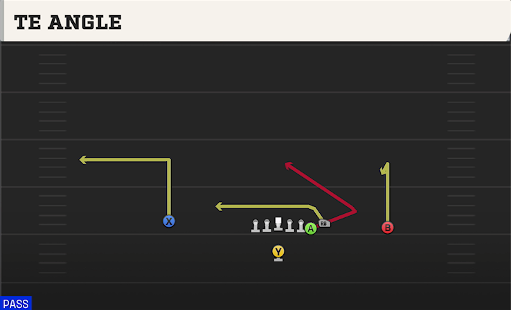 TE ANGLE play diagram
