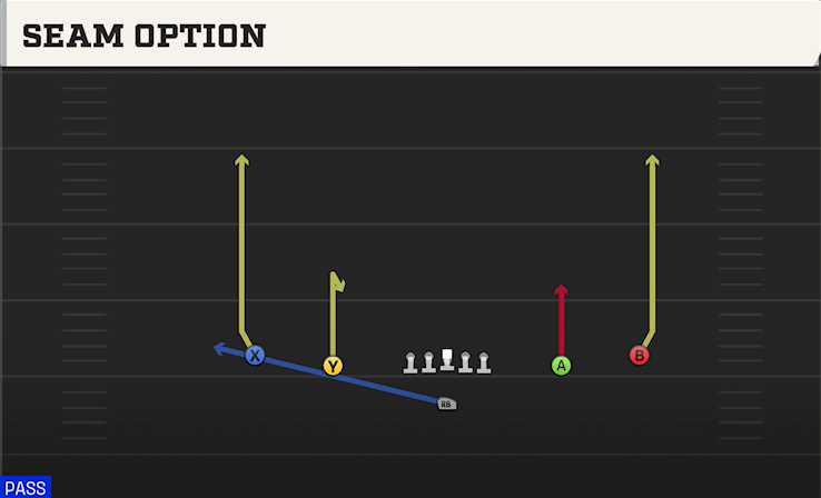 SEAM OPTION play diagram