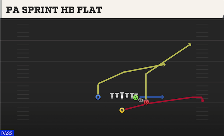 PA SPRINT HB FLAT play diagram