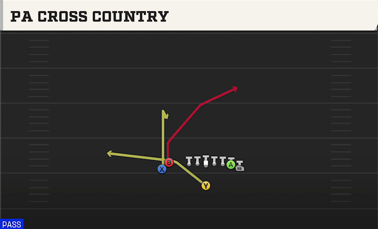 PA CROSS COUNTRY play diagram