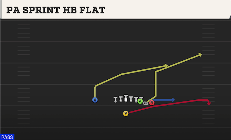 PA SPRINT HB FLAT play diagram