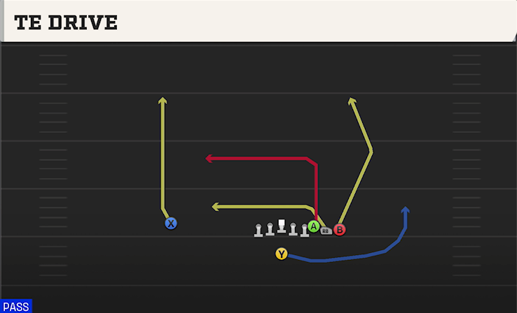 TE DRIVE play diagram