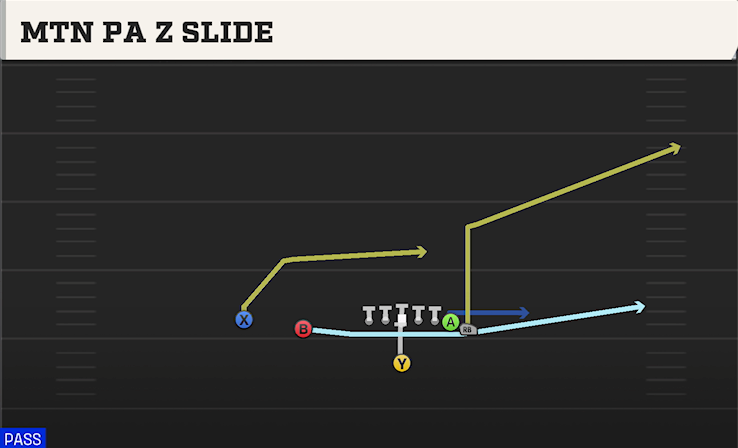 MTN PA Z SLIDE play diagram