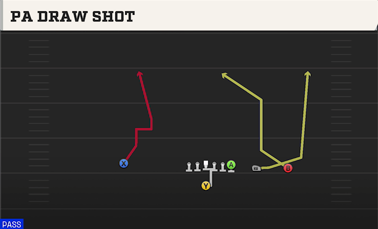 PA DRAW SHOT play diagram