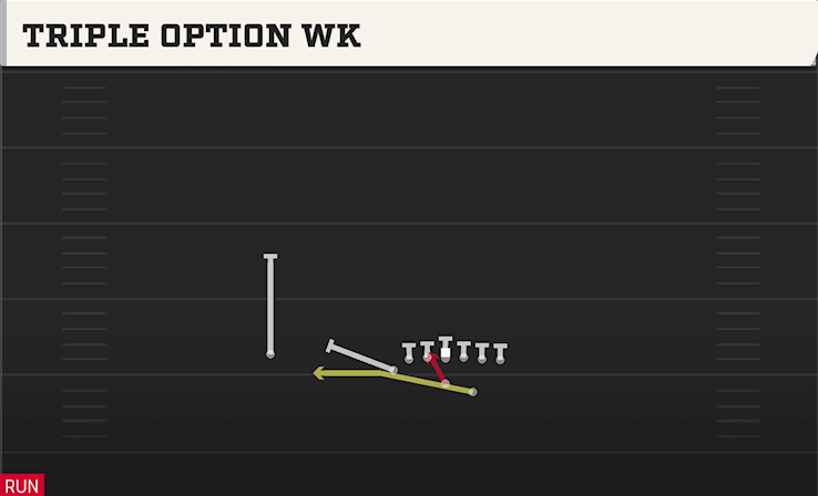TRIPLE OPTION WK play diagram