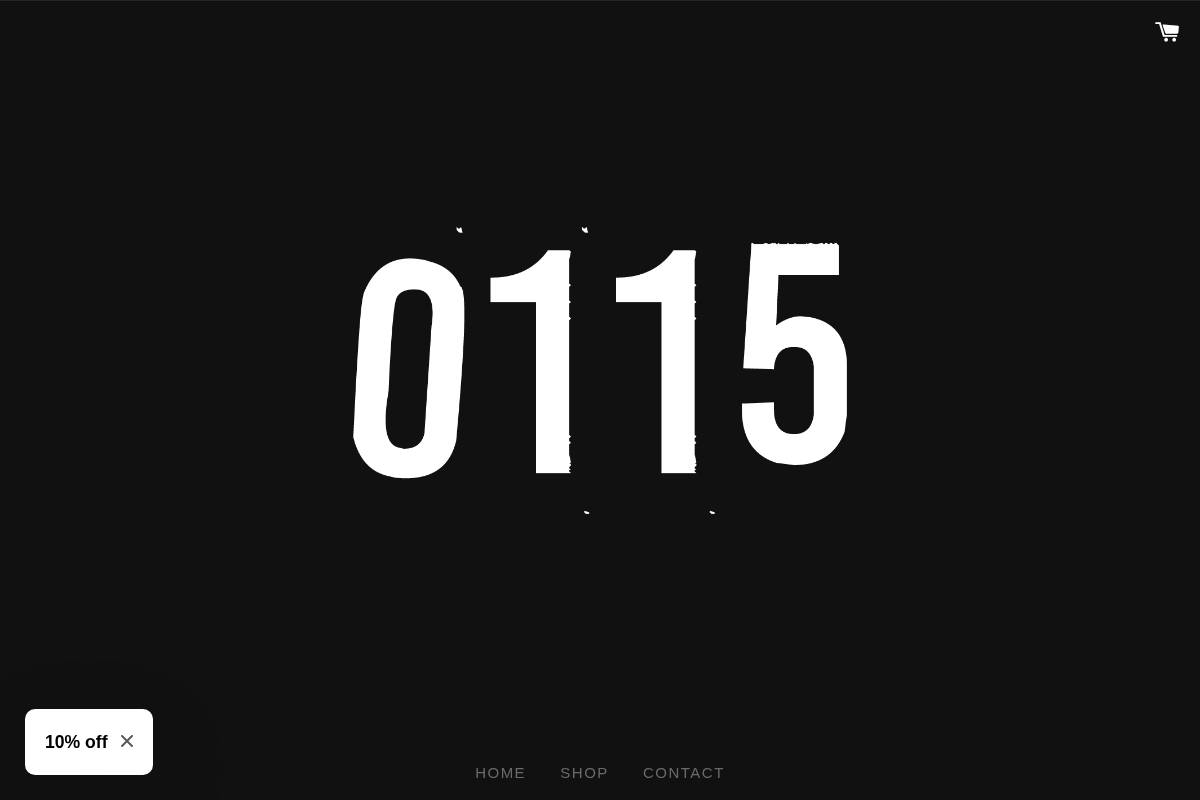 0115records.co.uk homepage screenshot