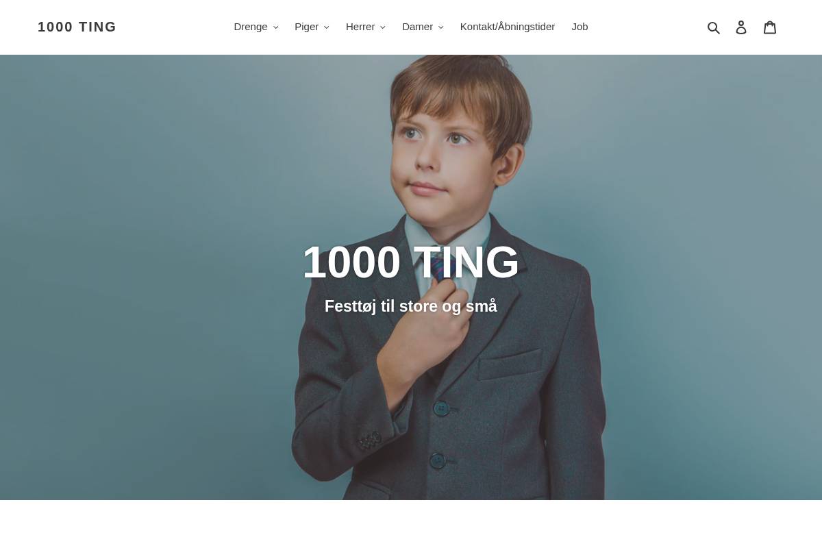 1000 Ting homepage screenshot