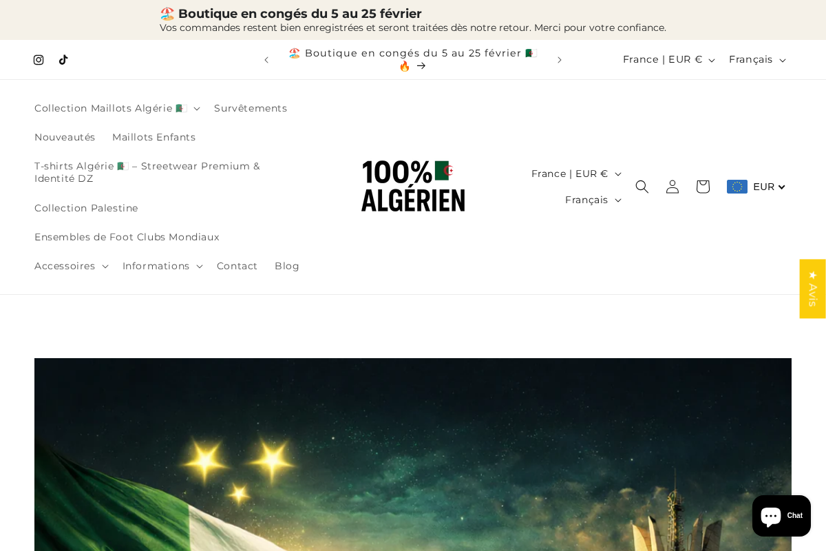 100algerien.com homepage screenshot