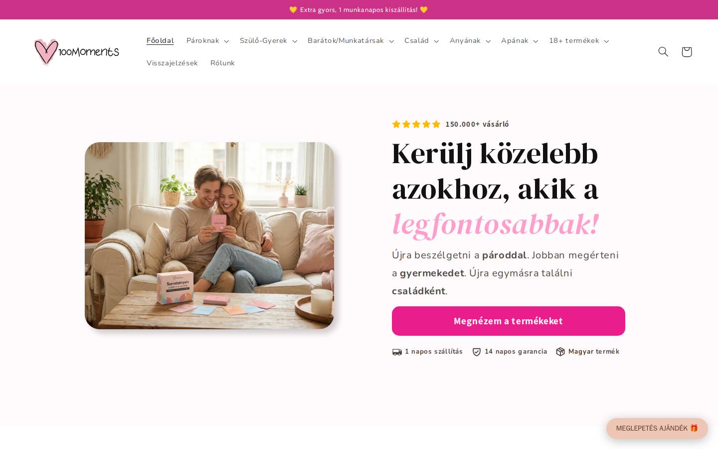 100dates.hu homepage screenshot