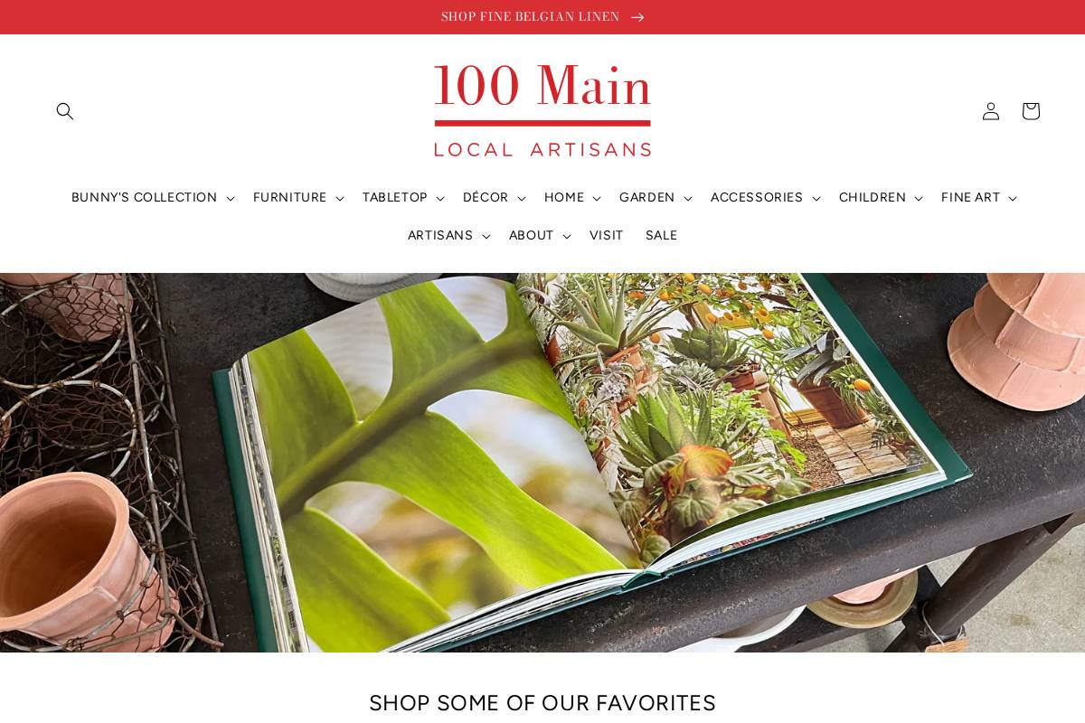 100mainst.com homepage screenshot