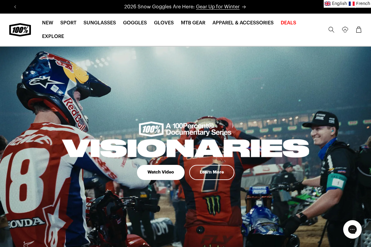 100% Europe homepage screenshot