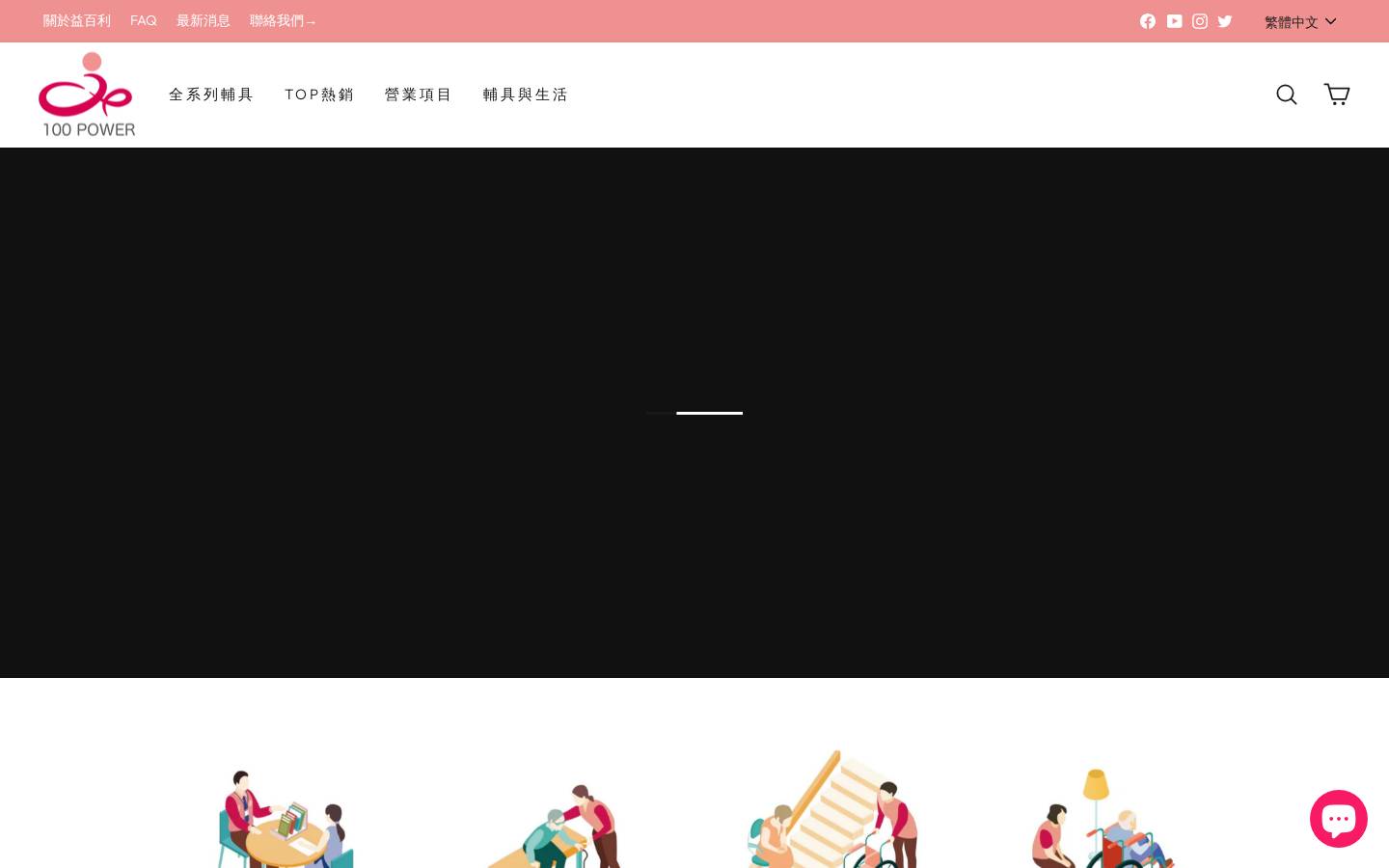 100power.com.tw homepage screenshot
