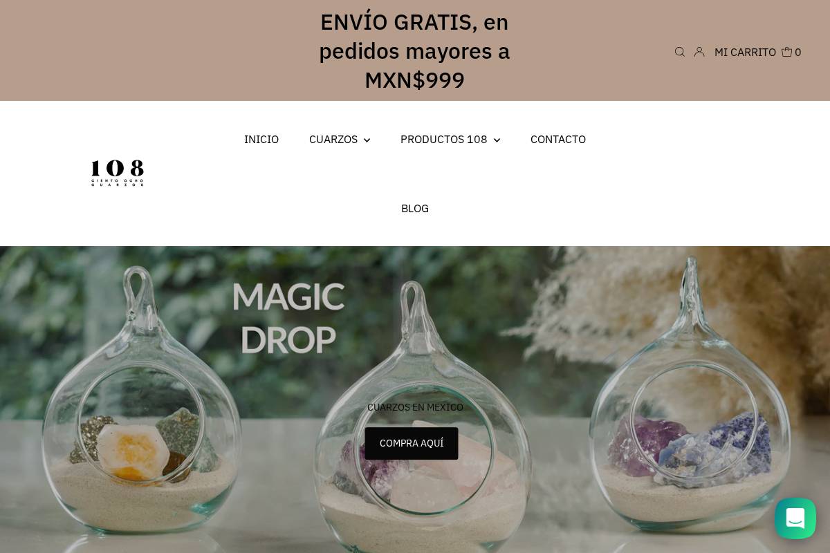 108cuarzos.com homepage screenshot